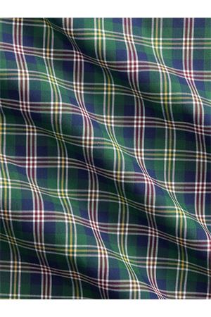 Green cotton checkered shirt RALPH LAUREN | 710P06020002MULTI